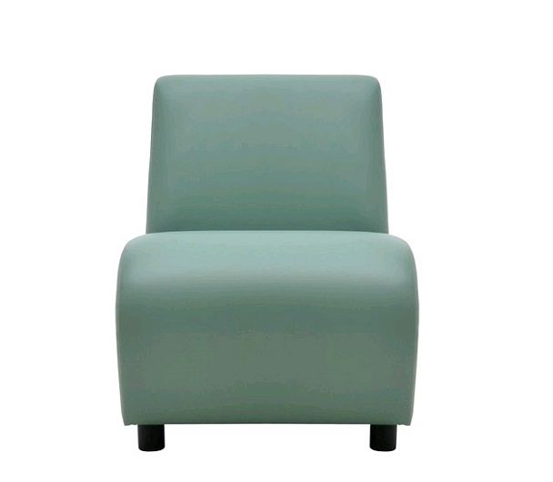 V-600 Клауд Кресло без подлокотников 55*75*78 oregon 36 голубой "Мягкая мебель для кабинета"  ТК-001812000061 голубой - Вид 1