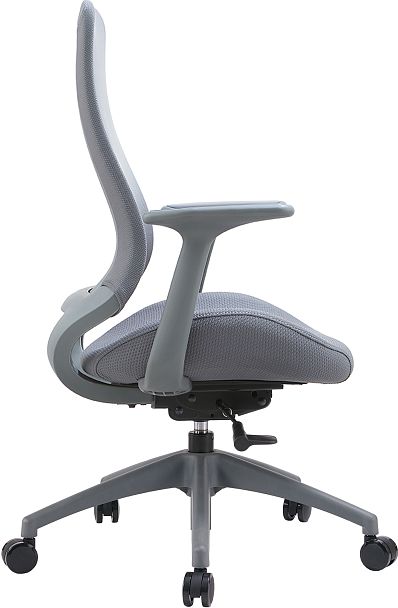 Операторское кресло Everprof Bug Grey (Баг Грэй) Ткань Серый - Вид 3