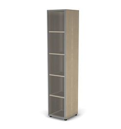 EUROPE/ЕВРОПА RE100-39х42 Шкаф узкий, З/С ХДФ 399x420x1965 Акация светлый - Фото предпросмотра