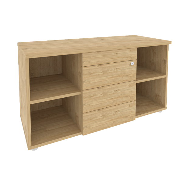 Onix Direct Тумба сервисная с ящиками TIP-ON O.TS-11 TIP Тиквуд светлый 1100*460*598 - Вид 1