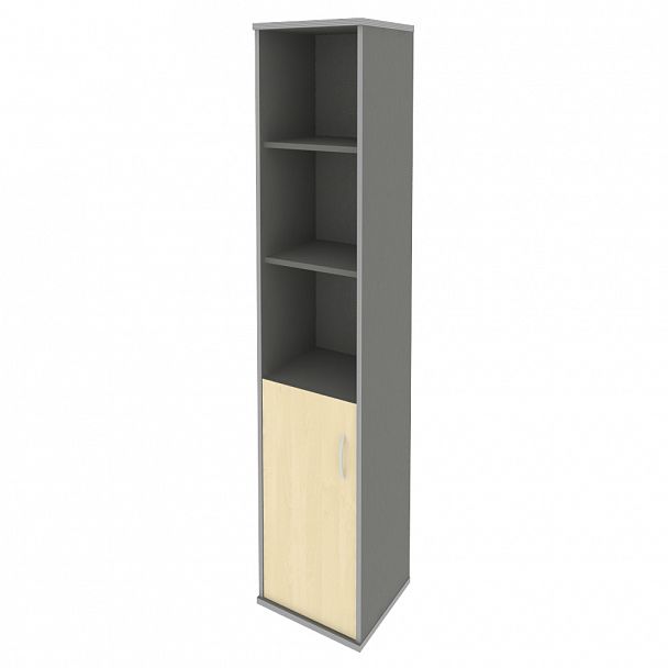 Пенал "Riva" А.СУ-1.1 клен/металлик - Вид 2