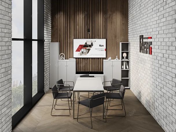 ЛАЙТ / LIGHT RLG016-10x9R Угловой стол 120x90x75 Белый - Вид 8