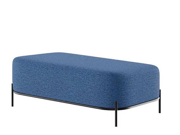 Jive Диван двухместный без спинки JVE-4 Ness 009/Металл Черный 1250*720*480 - Вид 1