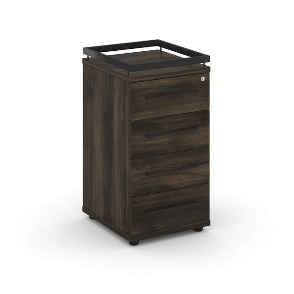 Rift Тумба приставная+рамка RF.TPR-002 Дуб Мали/Металл Черный 416*460*797 - Вид 1