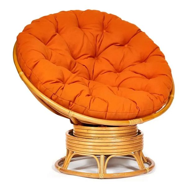 Кресло-качалка Папасан/Papasan (W 23/01 B) /с подушкой/Honey (мед) - Вид 1