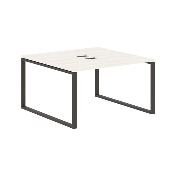 Стол 2-х местный EQWST 1313 Ясень Траун/Мокко 1360х1346х750 EDIS - Вид 1