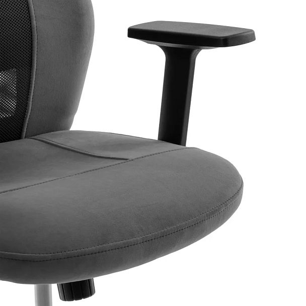 Кресло Авиатор Плт Металбл/Aviator Plt Metalbl, флок/ткань, серый - Вид 9