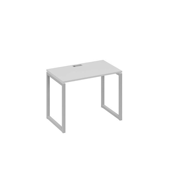 Стол письменный на металлокаркасе QUATTRO A4 А4 Б4 002 БП серый / металлокаркас серый - Вид 1