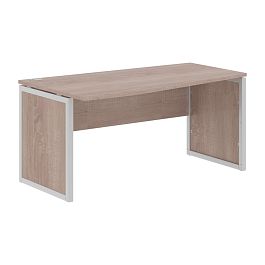 Стол эргономичный XQPCT 169(L) Дуб Сонома/Алюминий 1600х900х750 XTEN-QP - Фото предпросмотра