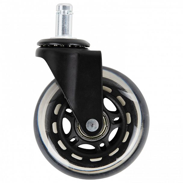 Колеса (ролики) BRABIX для кресла мягкие, резиновые, КОМПЛЕКТ 5 шт., шток d - 11 мм, в коробе, 532524 - Вид 7