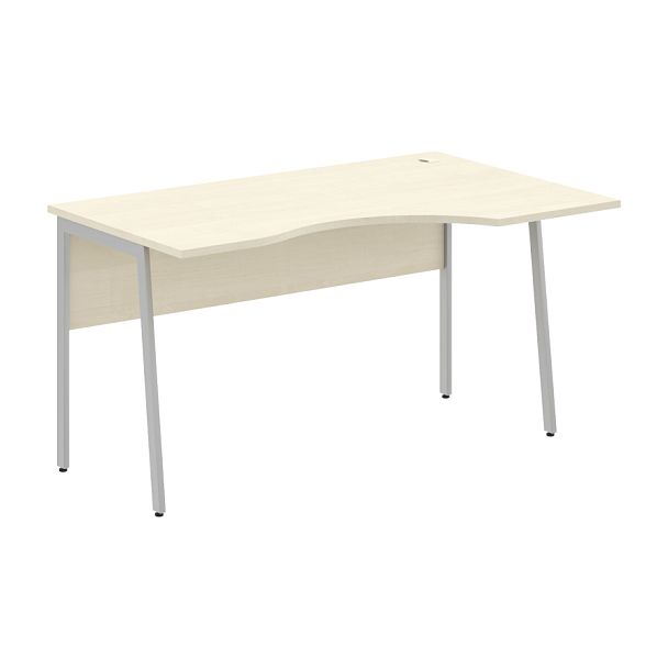 Стол прямой СА-2P(R) Клен*/Алюминий 1400х900х755 IMAGO PLUS - Вид 1