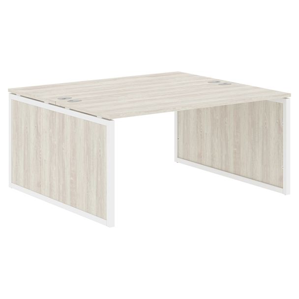 Стол 2-х местный XQPWST 1614 Сосна Эдмонт/Белый 1600х1406х750 XTEN-QP - Вид 1