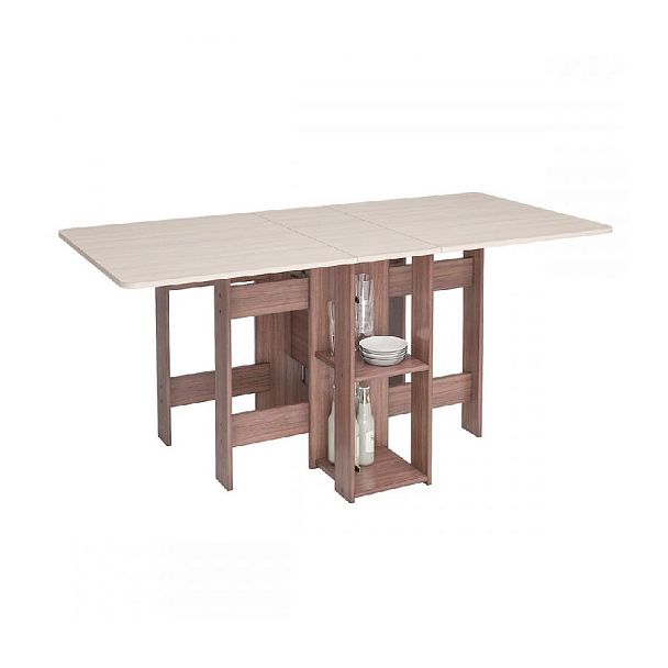 стол-книжка с баром СТК-002 ясень шимо темный/ясень шимо светлый - Вид 2
