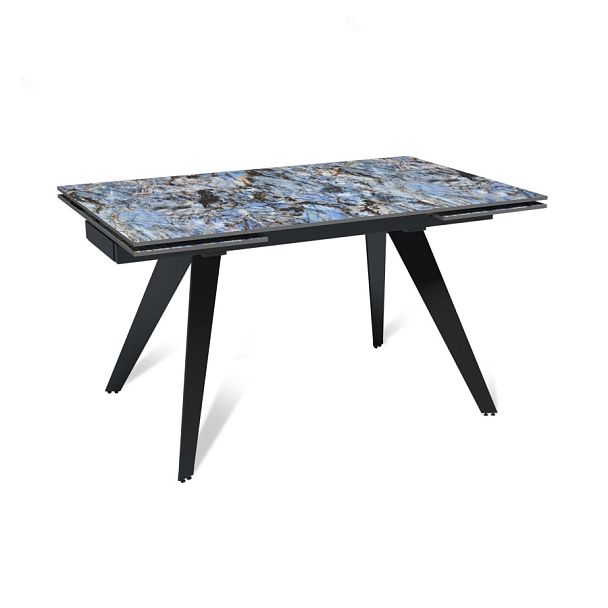 Стол раскладной Rhein (140+40+40), керамика глянцевая Lemurian Blue - Вид 1