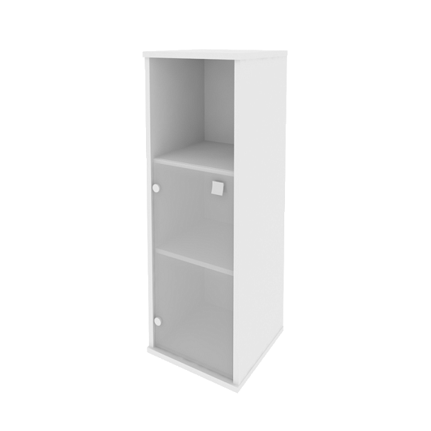 Style Шкаф средний узкий левый Л.СУ-2.2 (L) Белый 412*410*1215 - Вид 1