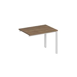 Секция стола рабочей станции на металлокаркасе КФ Комфорт КФ К.Б1 1130-1 ШТ дуб шамони темный / белый - Фото предпросмотра