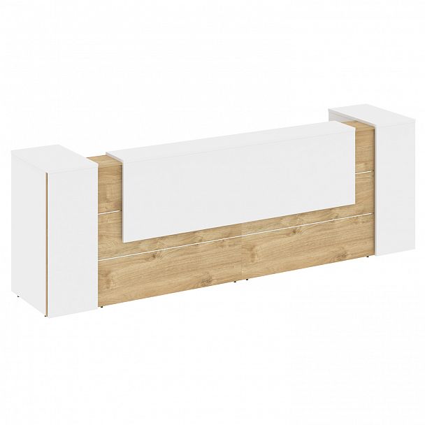 Ресепшн "Onix" O.R-K-12 тиквуд светлый/белый - Вид 2