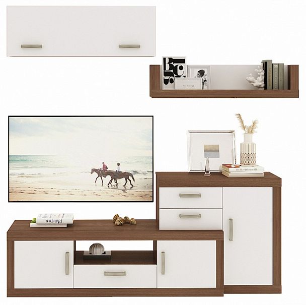 Набор для гостиной Toivo ТОЙ-ГСТ 5 Белый/Шамони - Вид 1