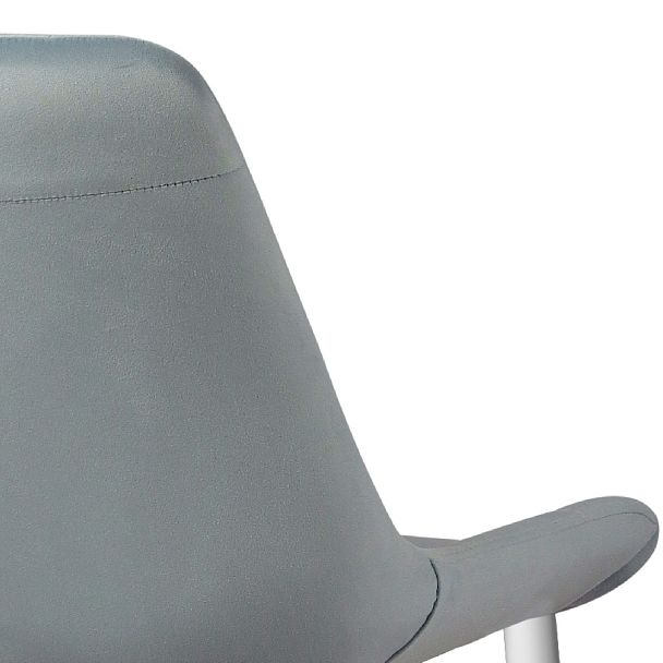 Комплект барных поворотных стульев Эйден, Confetti dusty blue/белый, 4 шт. - Вид 9