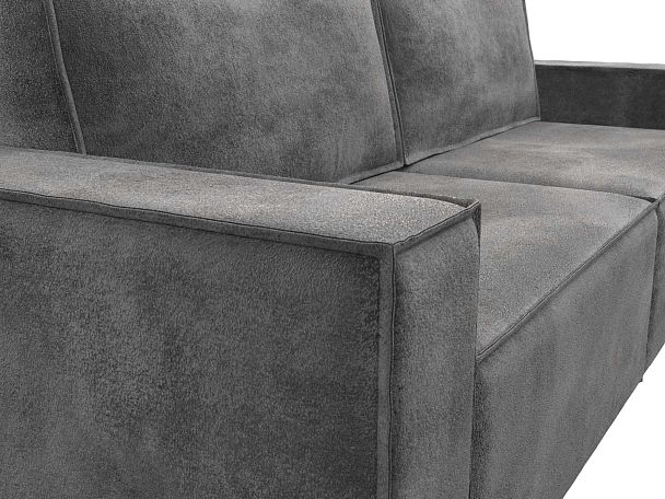Диван прямой Куба Велюр серый - Вид 4