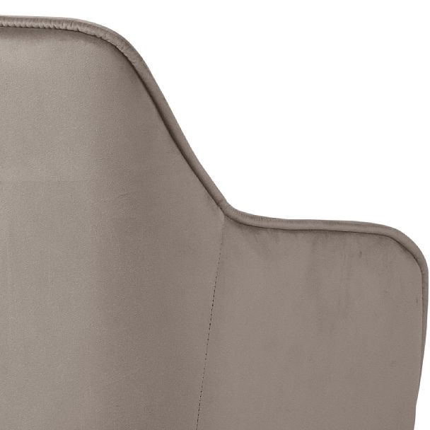 Комплект полубарных поворотных кресел Мони К, Confetti smoke/черный, 4 шт. - Вид 10