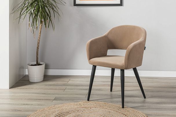 Кресло Oscar Diag beige/черный - Вид 9