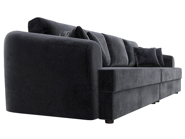 Диван прямой Милтон Велюр серый - Вид 3