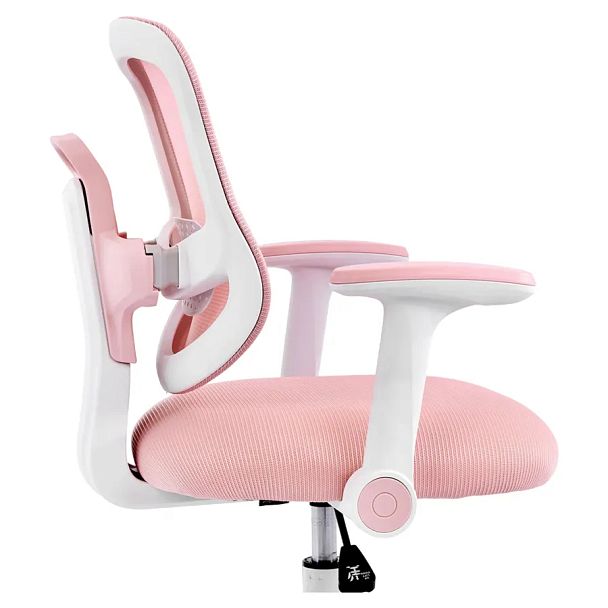 Кресло детское с подставкой для ног BRABIX KIDS "MG-215", сетка/ткань TW, розовое, 533311 - Вид 11