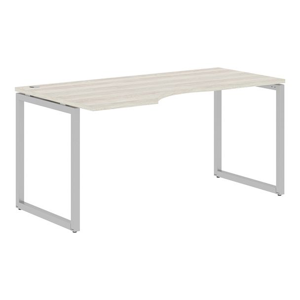 Стол эргономичный XQCET 169(L) Сосна Эдмонт/Алюминий 1600х900х750 XTEN-Q - Вид 1