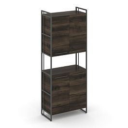 Rift Шкаф 5 ниш широкий RF.SS-52 Дуб Мали/Металл Антрацит 420*396*2010 - Фото предпросмотра