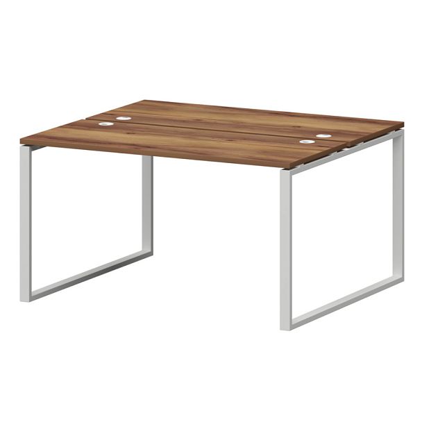 Бенч двойной на металлокаркасе СМС2-О-12К.120.Пр25 Таксония/Белый 1200x1236x750 Смарт - Вид 1