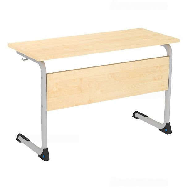 Стол ученический, нерегулируемый, 2-местный на плоскоовальной трубе, гр.6 - Вид 6