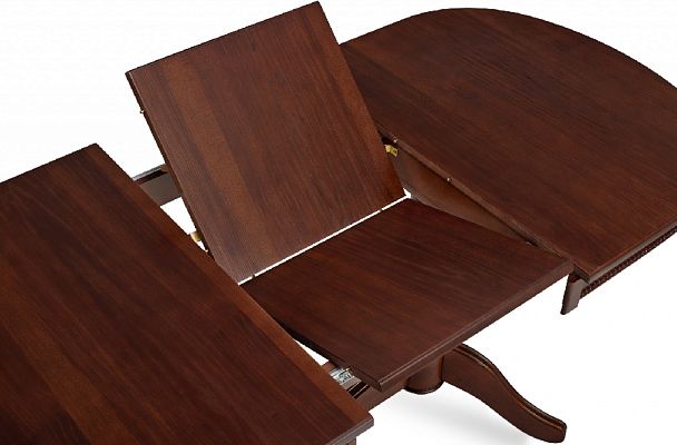 Стол деревянный раздвижной Кайнс 120(160)х80х76 Античный орех - Вид 7