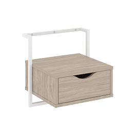 Тумба навесная "Loft" (крепление к стене) VR.L-SY1 Дуб Аттик/Белый - Фото предпросмотра