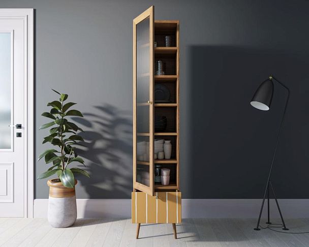 Буфет Berber одностворчатый с ящиком принт 43 арт BB48/Print_43 - Вид 2