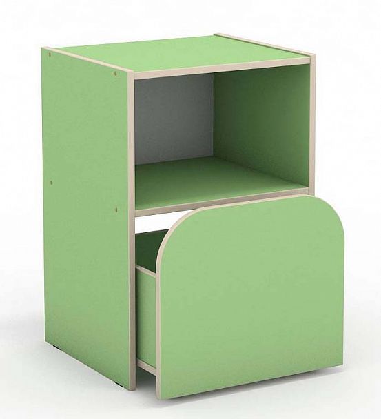 Секция 2-х ярусная с выкатным ящиком для Стенки "Антошка" - Вид 1