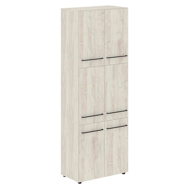 Шкаф с 3-мя комплектами глухих малых дверей LHC 80.8 Сосна Эдмонт 800х430х2253 LOFTIS - Вид 1