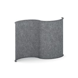 AcustiX Напольная S-образная перегородка VE.NSP-1800 Морская Галька 1990*460*1800 - Фото предпросмотра