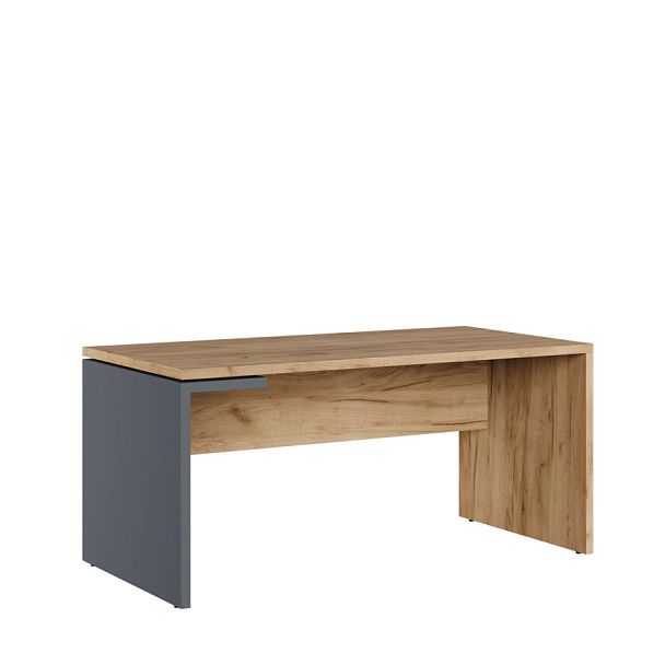 Стол письменный Zion Light 160x80x75 дуб крафт золотой - Вид 1