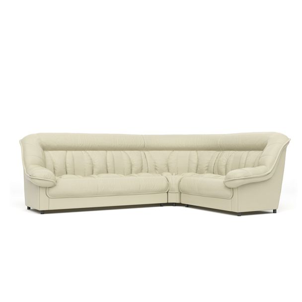 Диван угловой 3У2 Эдельвейс Ed/3y2/cn1112 бежевый - Вид 1