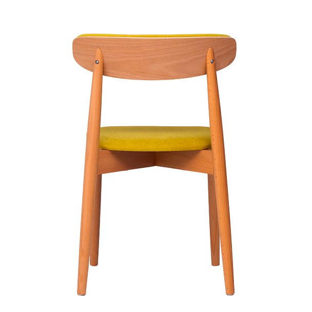 Стул Роквелл, мягкая спинка, желтый велюр - Вид 5