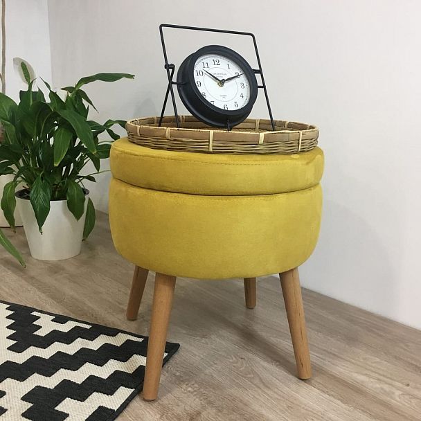 Пуф Ottis, желтый - Вид 3