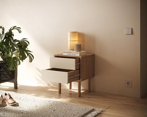 Тумбочка с двумя ящиками Alice арт ALC17 - Вид 2