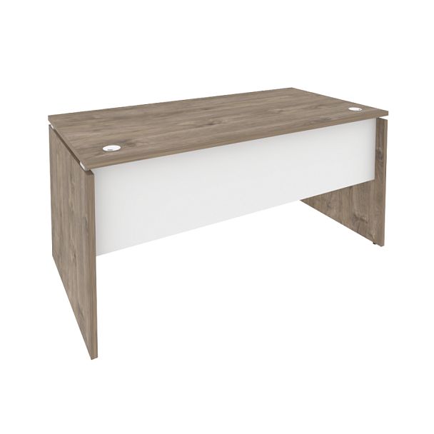 Onix Стол письменный O.SP-4.8 Тиквуд темный/Белый бриллиант 1580*800*750 - Вид 1