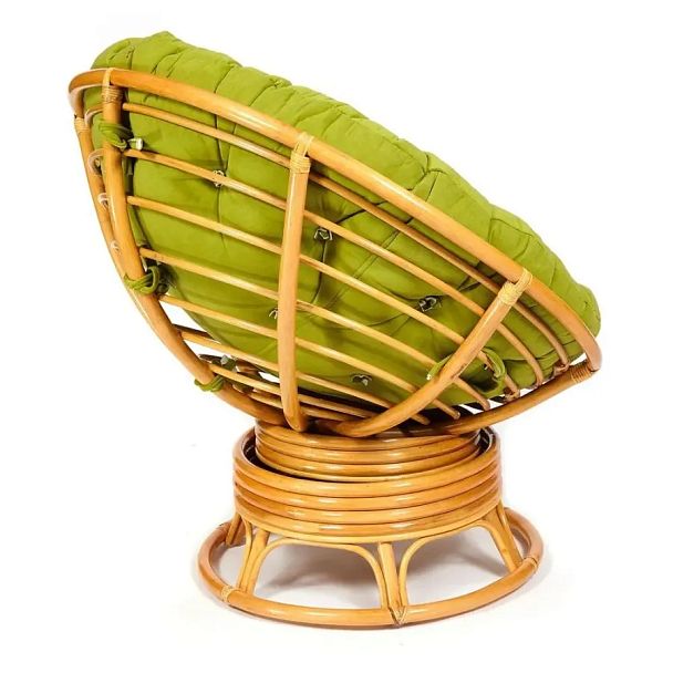 Кресло-качалка Папасан/Papasan (W 23/01 B) /с подушкой/Honey (мед) - Вид 4