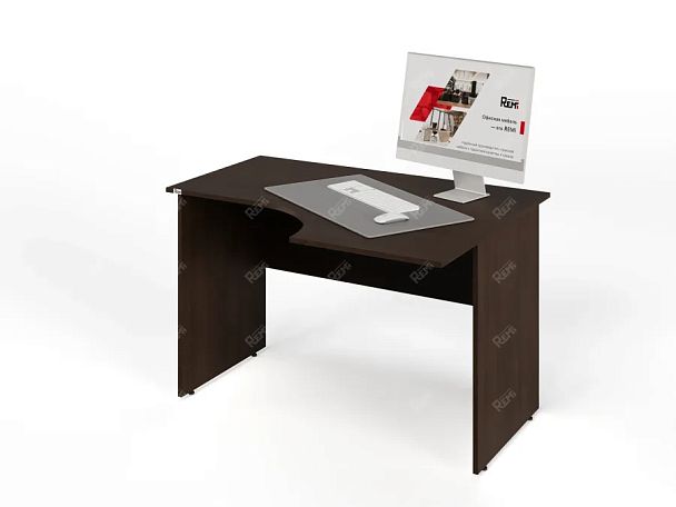 ЛАЙТ / LIGHT RLG004-12x9R Угловой стол 120x90x75 Венге - Вид 4