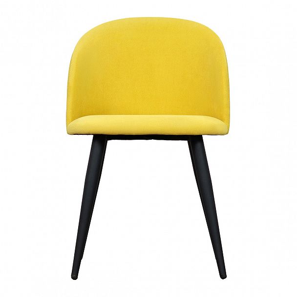 Стул Solar, желтый, ножки металл - Вид 4