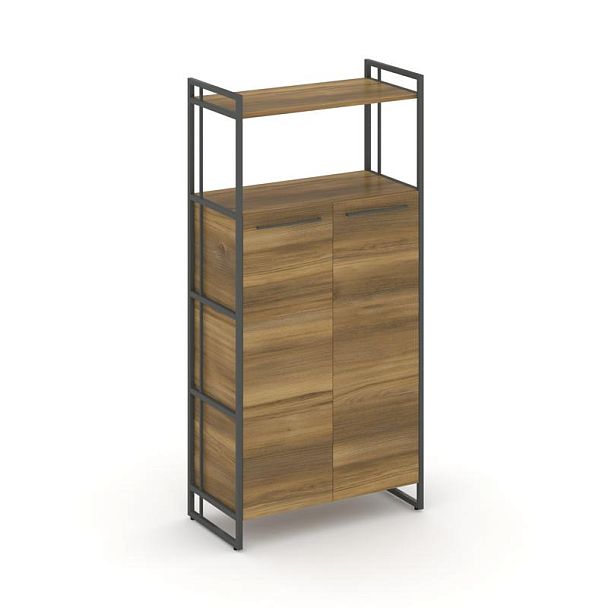 Rift Шкаф 4 ниши широкий RF.SS-43 Сандал Янтарный/Металл Антрацит 798*396*1648 - Вид 1