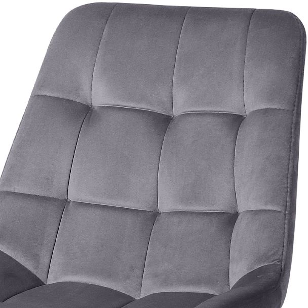 Барный поворотный стул Эйден, темно-серый H-15/белый - Вид 7