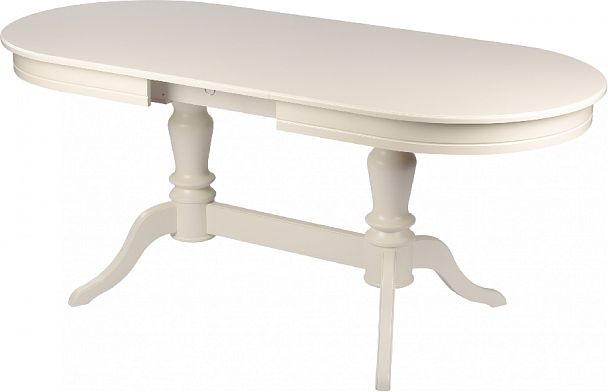 Стол деревянный раздвижной Арей 160(210)х90х76 Слоновая кость - Вид 6